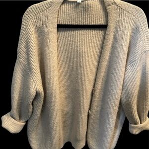 Cozy soft Cashmere like sweater cardigan